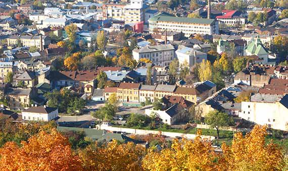 Pidzamche district in Lviv